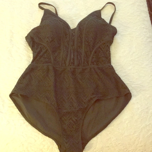 coral tropics plus size swimwear